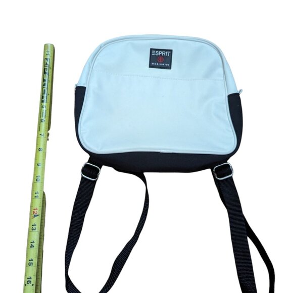 Vintage 1990s Y2K Esprit Worldwide White Backpack Purse Handbag main image 5